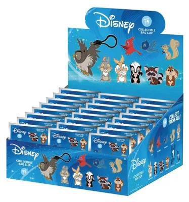 Productafbeelding van Disney 3D PVC-sleutelhanger, serie "Bosdieren", displayverpakking (24 stuks)