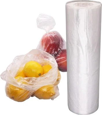 Image de Sacs plastiques transparents - sécurité alimentaire - (750 pièces) - 22 x 38 cm - HDPE - emballage alimentaire - polyéthylène - sur rouleau - sacs de congélation