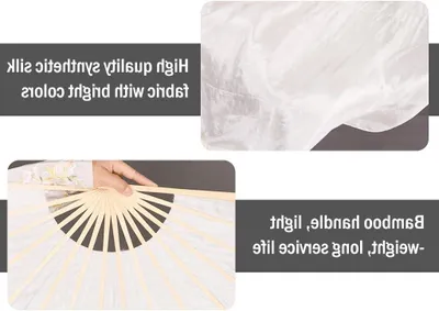 Productafbeelding van Zijden Dans Fans - Dans Sluier - Optredens Verbeteren - Handgemaakt Vakmanschap - 180 cm Lengte - Veelkleurig
