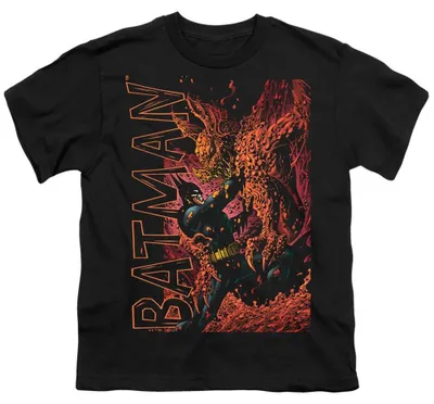 Image de T-shirt pour enfants DC Comics - "Batman contre Clayface" (TV36449) (taille 104) (noir)