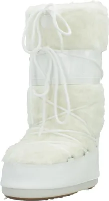 Produktbild von MOON BOOT Icon Faux Fur Damen Kunstfell Stiefel weiss EU 35-38