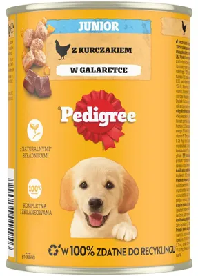 Produktbild von Pedigree Junior 400g Mit Huhn in Gelee Gesunder Start Für Welpen 1-12 Monate