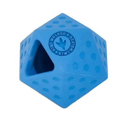 Obrázok produktu pre Kiwi Walker Icosaball Mini gumová hračka modrá 6,5 cm