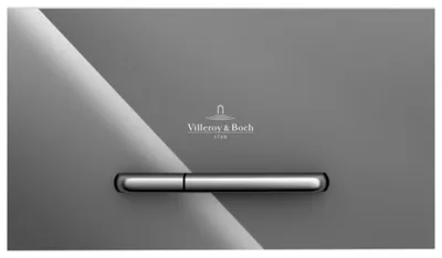 Immagine prodotto di Villeroy & Boch ViConnect plaque de déclenchement pour WC, chasse d'eau à 2 quantités, 253x145x20mm, 922160RA, 922160RA