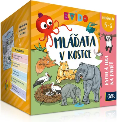 Produktbild von Kartenspiel Junglöwen in Kurzform – Wissens- und Lernspiel für 2-8 Spieler ab 5 Jahren, Tschechisch