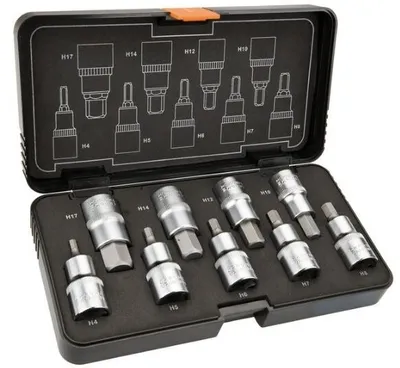 Obrázek produktu pro NEO TOOLS Šestihranné bity na hlavici 55 mm, sada 9 ks.