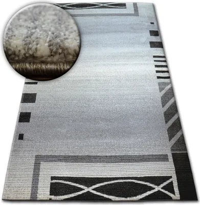 Produktbild von Teppich SHADOW 8597 Silber Grau 120x170 cm
