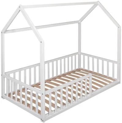 Produktbild von MamaLoes Tipi Weiß 70 x 140 cm Bett