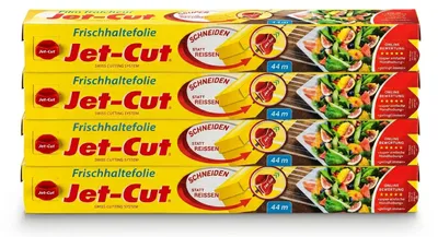 Produktbild von Jet-Cut Frischhaltefolie Vorratspack 4 x 44 m x 30 cm, mit Schneider