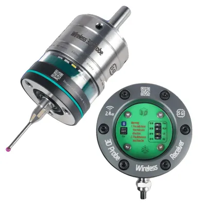Obrázek produktu pro 3D měřicí sonda, přesnost měření ±0,01 mm, délka 200 mm, vysoce přesný kov, hmotnost 300 g, kompatibilní s CNC obráběcími centry