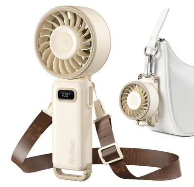 Obrázok produktu pre Prenosný ručný ventilátor, turboventilátor, maximálna doba chladenia 12 hodín, 100 rýchlostí