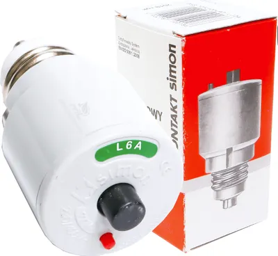 Zdjęcie produktu dla Kontakt Simon Wyłącznik Nadprądowy Bezpiecznik 6A L-6A Ghs 101 E27