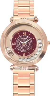 Produktbild von Damenuhr DE-33557 in Gold/Rot KP33557