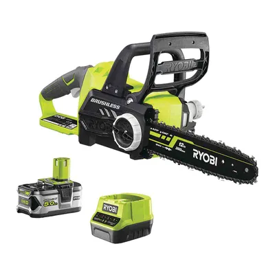 Produktbild von ONE+ Akku-Kettensäge RCS18X3050F, 18Volt (grün/schwarz, Li-Ionen Akku 5,0Ah)