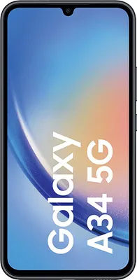 Produktbild von Samsung Galaxy A34 5G Enterprise Edition , 16,8 cm (6.6"), 1080 x 2340 Pixel, 6 GB, 128 GB, 48 MP, Graphit