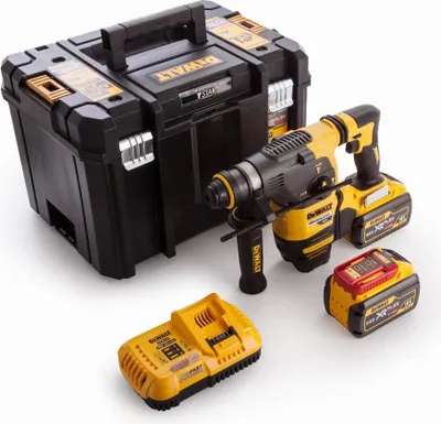 Image de DeWalt DCH333X2-QW Marteau combiné sans fil, 54 V / 162 Wh, SDS-plus, 30mm (sans balais), 3,5 Joule, UTC