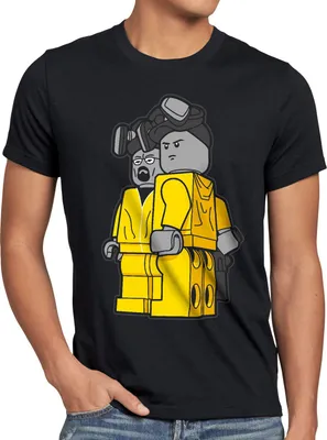 Produktbild von style3 Brick Bad T-Shirt Herren white meth walter crystal breaking tv serie, Größe:5XL, Farbe:Schwarz