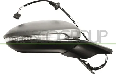 Produktbild von PRASCO VG4007317P Außenspiegel Seitenspiegel Rechts für VW Golf VII Schrägheck (5G1, BQ1, BE1, BE2) Beheizt mit Memory Konvex Grundiert Elektrisch