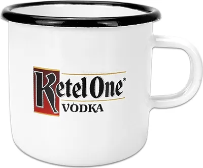 Produktbild von Ketel One Vodka Becher Glas mit Henkel weiß