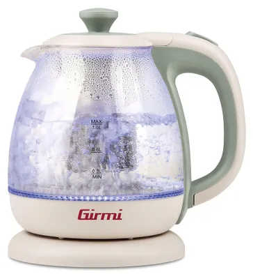 Zdjęcie produktu dla Girmi BL41, 1 l, 1100 W, Przezroczysty, Szkło, Plastik, Wskaźnik poziomu wody, Zabezpieczenie przed przegrzaniem
