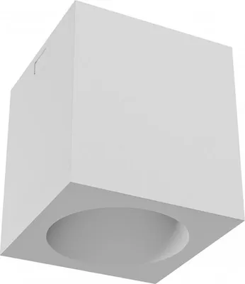 Produktbild von 7W LED Deckenspot CCT – Quadratische Deckenleuchte mit 3 Lichtfarben für Innenräume weiß