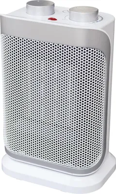 Obrázok produktu pre Argoclima Boogie, Elektrický ohrievač s ventilátorom, Keramický, IP21, Vnútorný, Strieborná, Biela, Otočné
