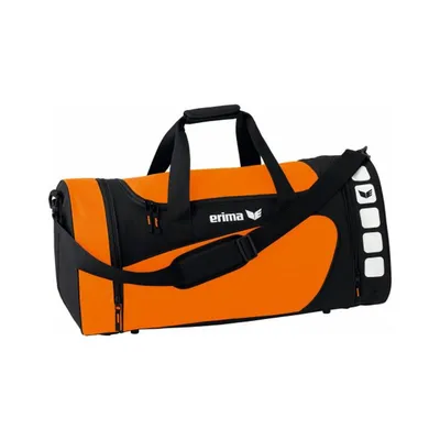 Immagine prodotto di Borsa sportiva Erima Training Club 5 arancione e nera, taglia L