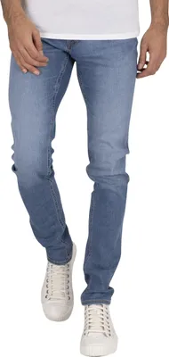 Produktbild von Jack & Jones 12157416, Blau, Jeans, Baumwolle, Elasthan, Polyester, Nicht bleichen, Natürliche Trocknung, Nicht chemisch reinigen