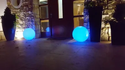 Obrázok produktu pre Záhradné svetlá guľová lampa dekorácia lampa osvetlenie vonkajšie osvetlenie 50cm