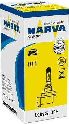 Produktbild von 1x NARVA H11 Glühlampe Fernlicht 12V 55W PGJ19-2 Halogen 480783000