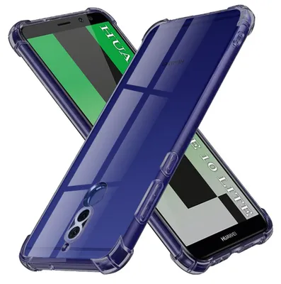 Zdjęcie produktu dla Techsuit Shockproof Clear etui na Huawei Mate 10 Lite - dymowoczarne