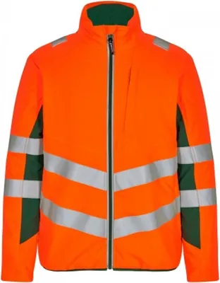 Produktbild von F. Engel Safety Stepp-Innenjacke, Orange/Grün, Gr. 5XL
