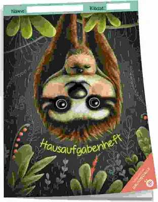 Produktbild von Trötsch Hausaufgabenheft Grundschule Faultier