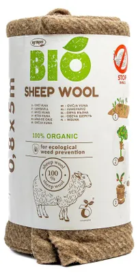 Obrázok produktu pre KOKOZA, o.p.s. Mulčovacia ovčia vlna 5 x 0,8 m