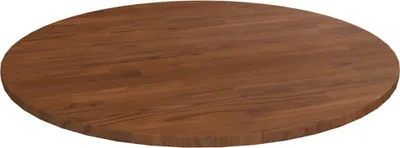 Produktbild von Möbel Runde Tischplatte Dunkelbraun Ø70x1,5 cm Behandeltes Eichenholz 2024