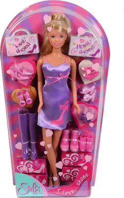 Produktbild von Steffi Love Ankleidepuppe I love Shoes Modepuppe Spielpuppe inkl. 9 Paar Schuhen