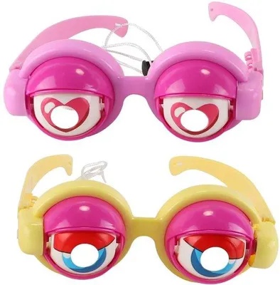 Zdjęcie produktu dla Okulary imprezowe plastikowe, zestaw 2 sztuk, wymiary 14x19 cm