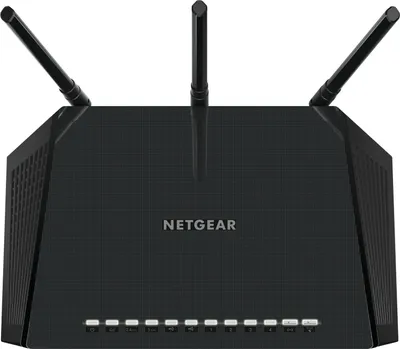Produktbild von NETGEAR R6400 WLAN-Router Gigabit Ethernet Dual-Band (2,4 GHz/5 GHz) Schwarz, Wi-Fi 5 (802.11ac), Dual-Band (2,4 GHz/5 GHz), Ethernet/LAN, Schwarz