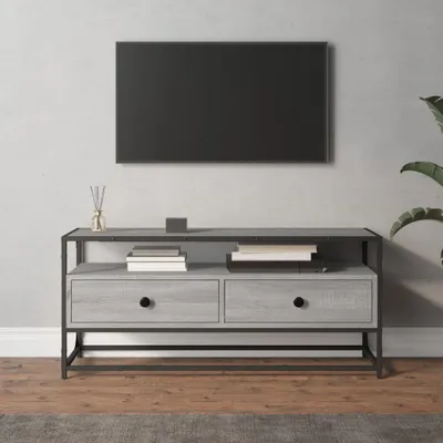 Produktbild von TV-Schrank Grau Sonoma 100x35x45 cm Holzwerkstoff , TV-Schränke Design 2024