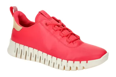 Produktbild von Ecco GRUUV Damenschuhe - bequeme Schnür- Halbschuhe pink Freizeit NEU