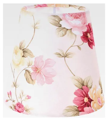 Produktbild von Vintage-Blumen-Stoff-Lampenschirm für Lampenabdeckungen
