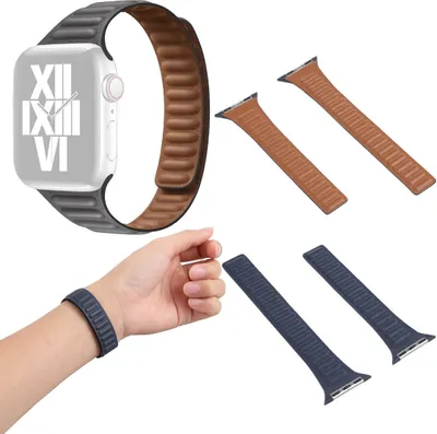 Produktbild von Für Apple Watch Series 11 10 46mm / Ultra 3 2 1 49mm / 9 8 7 45 / 6 SE 5 4 44 / 3 2 1 42mm Magnetisches Armband