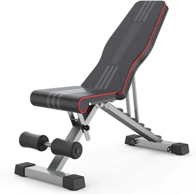 Produktbild von Hantelbank klappbar verstellbar Rückenlehne Bauchtrainer Multifunktion bis 250kg