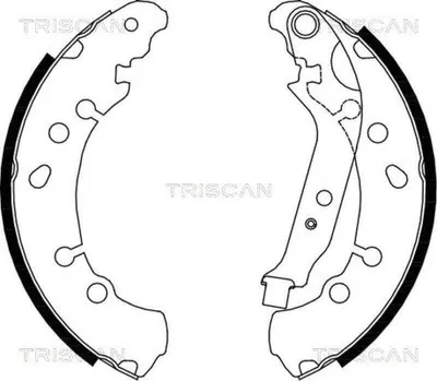 Produktbild von TRISCAN Bremsbackensatz Hinten 8100 13048