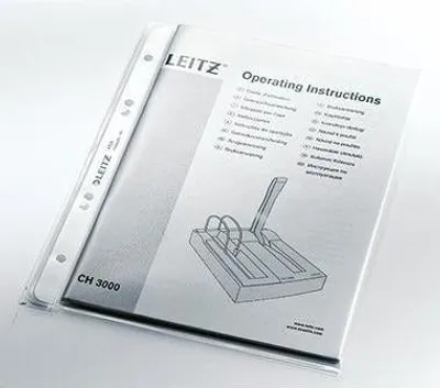 Image de LEITZ Pochette extra-résistante A5 PP grainé 0,13 mm 100 pochettes
