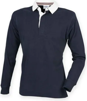 Image de Front Row - Tee-shirt de rugby "Premium" pour homme PC5673 (M) (Bleu marine)