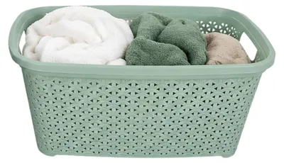 Produktbild von Storage Solutions Waschekorb - 35 Liter - grun - 54 x 37 x 26 cm