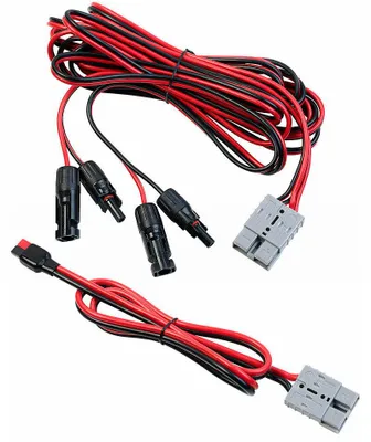 Image de Câble en Y avec prise compatible MC4 vers Anderson 4 m pour 2 panneaux solaires