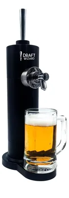 Bierdispenser To Go für Dosen, 500 ml, schwarz, kompakt