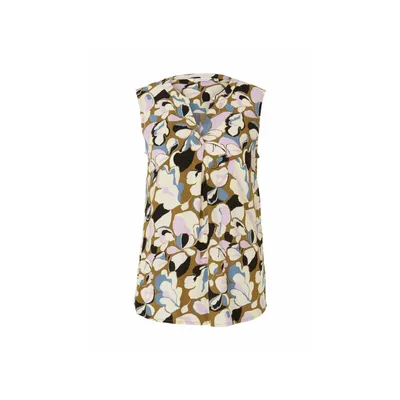 Produktbild von TOM TAILOR Damen Bluse mit Allover-Print 1030639, 29151 - Olive Colorful Floral